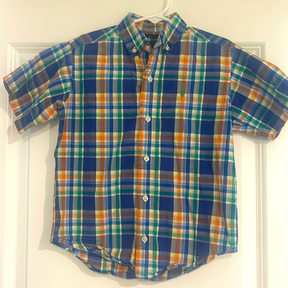 5T Ralph Lauren short sleeve button down